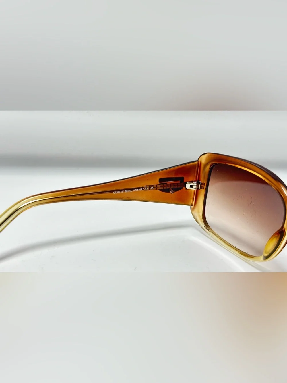 Guess GU6210 Brown Oval Sunglasses Frames Only